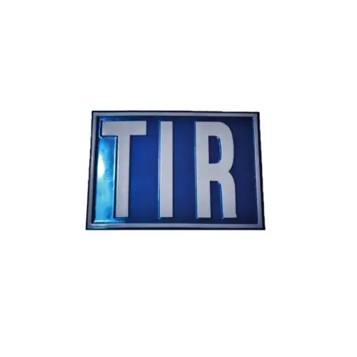 Calitate înaltă Placă metalică TIR reliefată din oțel pentru semnalizare, 34x24 cm