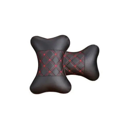 Set 2 perne tetiere auto universale pentru sustinerea gatului, negru (FS-6512) Reducere specială