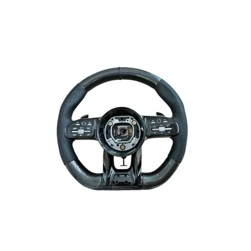 Doar azi Volan sport din piele perforată, flat-bottom, compatibil Mercedes 2006-2010 (OCH-13)