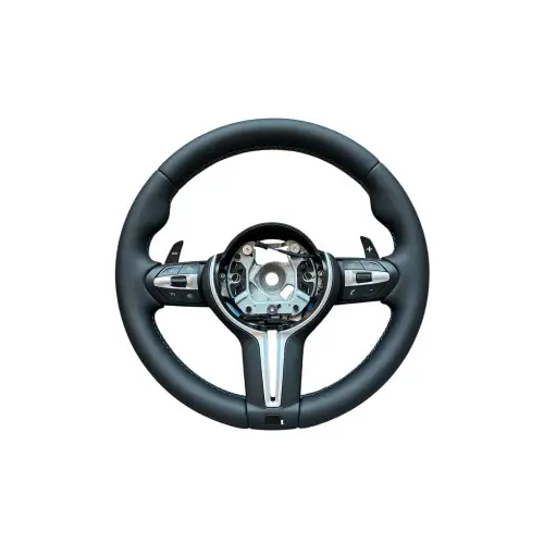 Volan sport din piele cu padele, compatibil BMW Seria 1/2/3/4, X3/X5 (F) – OCH-09 Chilipir