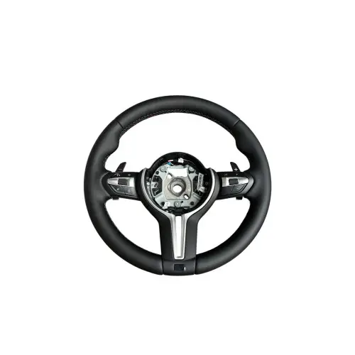 Reducere de preț Volan sport din piele cu padele, compatibil BMW E46/E39/E38/E83/Z4 (OCH-11)