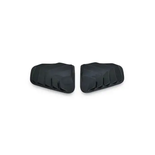 Premium Ornamente protecție geam spate Dacia Duster I 2010–2018, ABS negru lucios