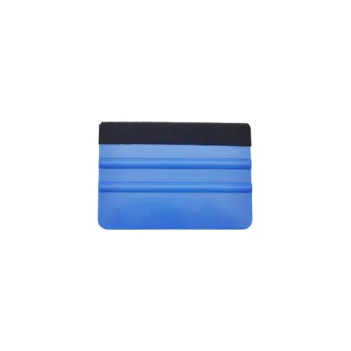 Racletă albastră pentru montaj folie auto cu pâslă, 10x7,5 cm (MR-60A) Disponibil imediat