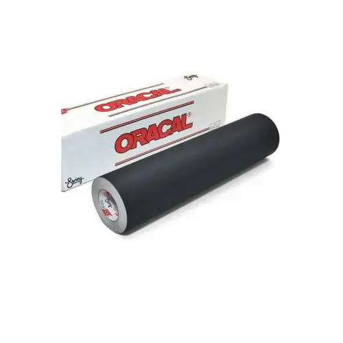 Lichidare de stoc Folie auto Oracal 641 negru mat, rolă 1,26 x 50 m (cod 641)