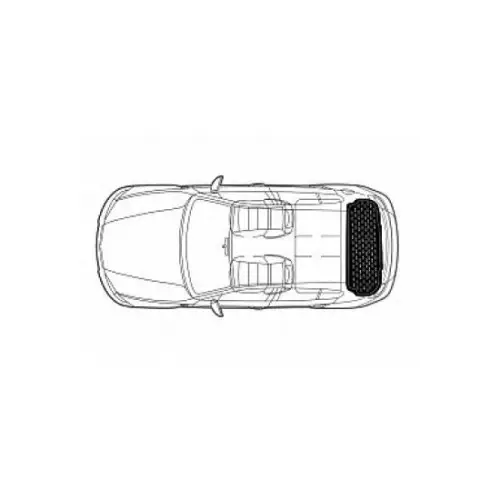 Cel mai bun preț Covor portbagaj tip tavita pentru Peugeot 308 III Hatchback (2022+), negru, bordura 4,5 cm
