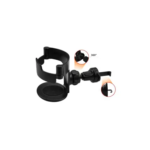 Suport pahar auto premium pentru grila de ventilație, rotativ 360° (B-22) Ofertă exclusivă
