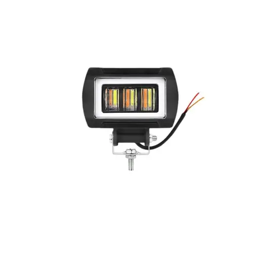 Proiector LED 1000lm cu Angel Eyes DRL alb, 12–24V, IP67 (ZC-3WY-1) Plată securizată