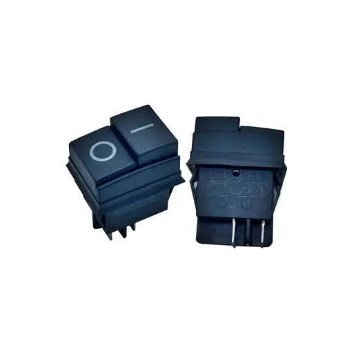 Buton basculant ON/OFF negru cu 2 pini, cod TLB243 pentru conexiuni electrice Reduceri