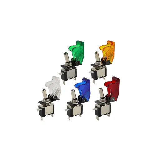 Buton ON/OFF cu LED 12V/24V, 20A, montaj 12 mm, culori diverse (TLB036) Plată sigură