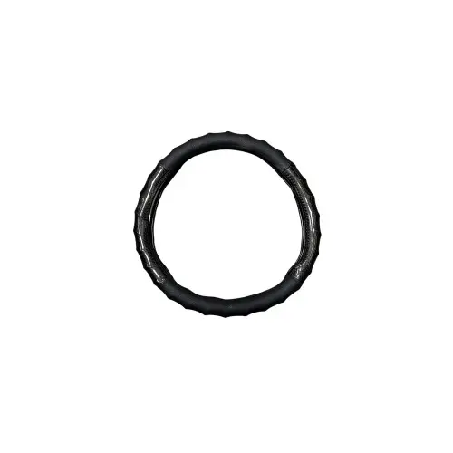 Husă volan M (38 cm) din imitație piele, negru carbon, WK-1401 Reducere