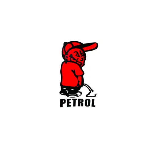 Abțibild auto fluorescent Boy Petrol 13×7 cm, rezistent la UV și apă, Cod YGT-09 Plată securizată