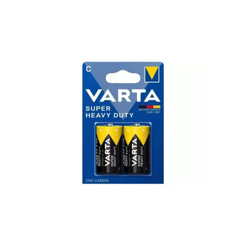 Set 2 baterii Varta Super Heavy Duty C (R14) 1.5V, zinc-carbon Preț promoțional