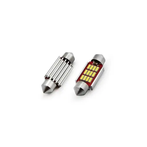 Transport gratuit Set becuri LED sofit 31mm 12V, 12 SMD, CanBus, aluminiu, IP68 (2 buc.)