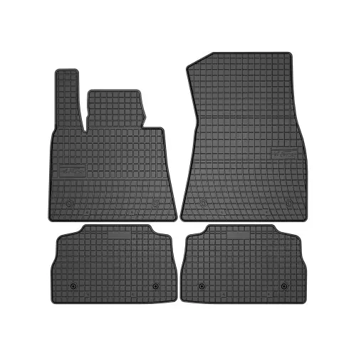 Retur ușor Set covoare auto din cauciuc El Toro pentru BMW X6 G06 (2019+) negru, bordura 1 cm