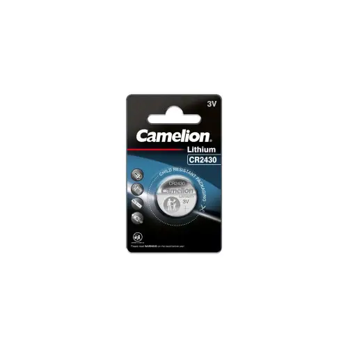 Cumpără acum Baterie Camelion CR2430 3V litiu pentru ceasuri, telecomenzi si senzori