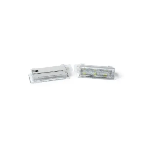 Lampă LED pentru portieră BMW, 6 LED albe + 3 LED roșii, set OEM (Cod 7114-1) Calitate înaltă