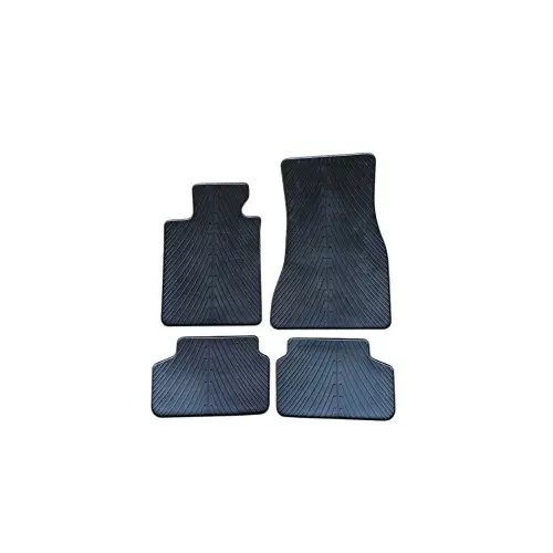 Plată securizată Set covoare din cauciuc pentru BMW Seria 5 G30 (2017–2024), negru, KROM004
