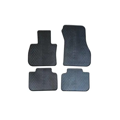 Set covoare cauciuc dedicate BMW X1 F48 (2016–2022), negre, KROM008 Expediere rapidă