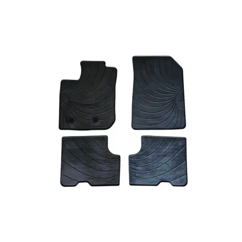 Reducere specială Set covoare cauciuc pentru Dacia Duster II 2018-2024, cu bordura si clipsuri (KROM010)