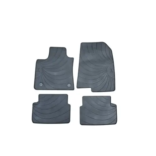 Ultima șansă Set covoare cauciuc pentru Dacia Sandero III 2021+ (4 buc), negre, cu fixare clips KROM013