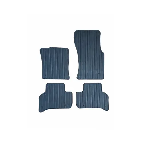 Calitate înaltă Set covoare cauciuc dedicate Jaguar XE 2015+ cu bordură 1 cm, negru (KROM027)
