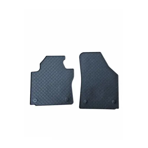 Set covoare din cauciuc pentru Volkswagen Caddy Marfa 2014-2021, negru, cu clipsuri Expediere rapidă