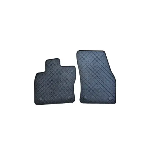Reducere extra Set 2 covoare cauciuc pentru Volkswagen Caddy Marfă 2021+ cu fixare clips (KROM125)