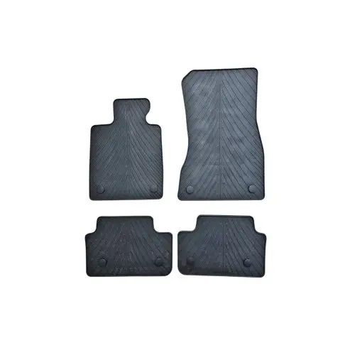 Set covoare cauciuc negre pentru BMW Seria 5 G60 (2024+) cu clipsuri, KROM139 Lichidare de stoc