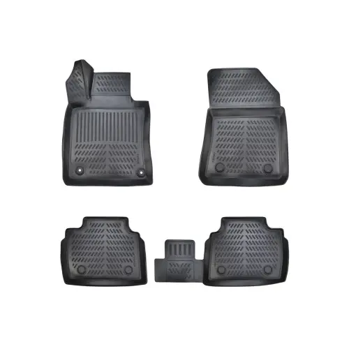 Set covoare cauciuc tip tavita pentru Peugeot 508 2018+ (4 buc), negru Ofertă exclusivă