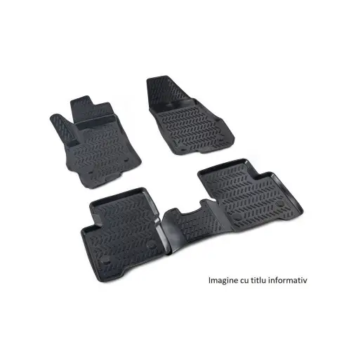 Retur ușor Set covoare cauciuc tip tavita pentru Renault Express 2021+ (4 buc) TPE, negru, A80-X198