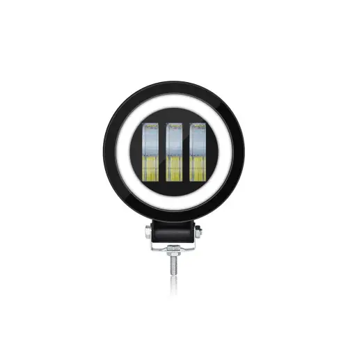 Proiector LED auto 30W cu Angel Eyes DRL, lumină albă, 12-24V (ZC-4RO) Cel mai vândut