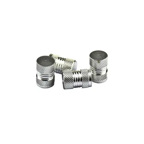 Promoție Set 4 capace valve metalice titanium pentru roti auto, cod XH008