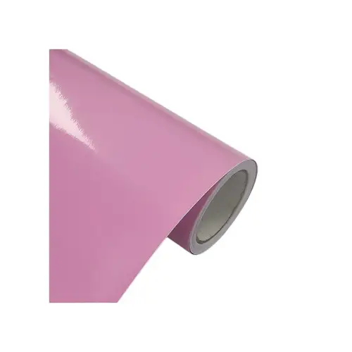 Retur ușor Folie auto caroserie roz lucios PET Premium cu eliminare bule, 1m x 1,52m (SP512L)