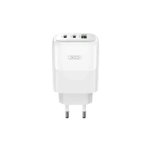 Transport gratuit Încărcător de rețea XO GaN 65W cu 2x USB-C și 1x USB-A, model L139