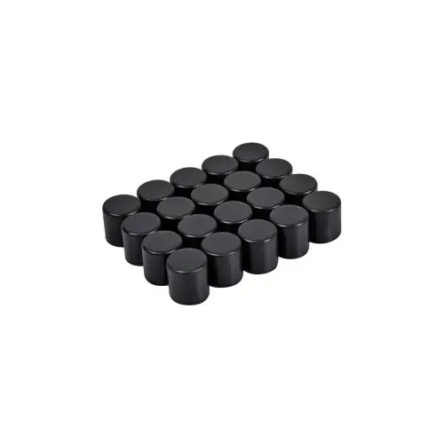 Reduceri Set capace prezoane negre din silicon, 21 mm (hexagon) – 20 buc, Cod A02