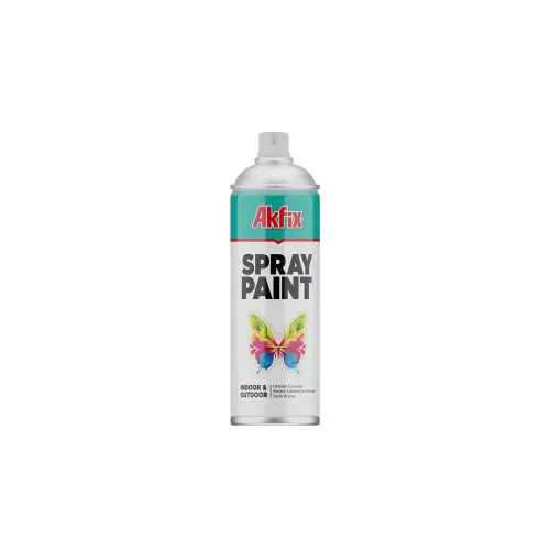 Spray vopsea Akfix argintiu cromat 400 ml pentru finisaj metalic decorativ Noutate