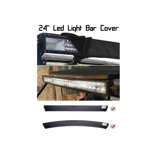 Transport gratuit Husă universală protecție bară LED/proiector auto 24 inch (61 cm), neagră RAZ425