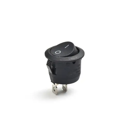 Buton comutator auto rocker rotund ON-OFF 12V/24V, 2 pini (602AB3) Nu rata