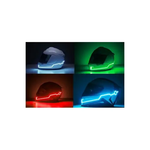Reducere Kit lumini LED pentru cască, cu telecomandă cu fir, set 2 bucăți