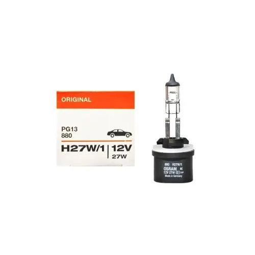 Bec halogen Osram H27/1W 12V 31W PG13, mufă dreaptă pentru proiectoare ceață Bestseller