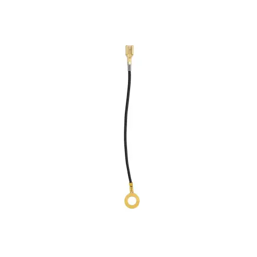 Bestseller Cablu legatura claxon sau masa 12V/24V, ochet M8 + papuc mama 6.3 mm, 15 cm