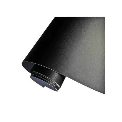 Vezi acum Folie auto autocolantă PVC negru mat 1,52 m x 1 m, tehnologie anti-bule KM9013