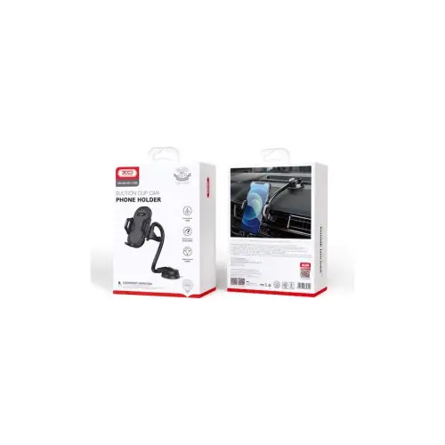 Suport telefon auto premium cu ventuză, rotire 360°, pentru 4.0–6.9" (XO-C85) Discount