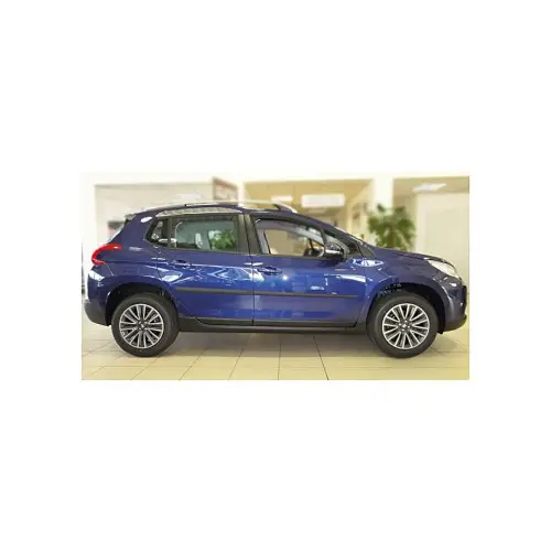 Calitate înaltă Set 4 bandouri protecție uși pentru Peugeot 2008 (2013–2019) SUV, negru satinat
