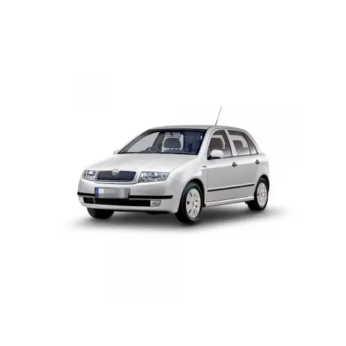 Discount Set 4 bandouri protecție uși Skoda Fabia I Hatchback 1999–2007, negru satinat (F-11)