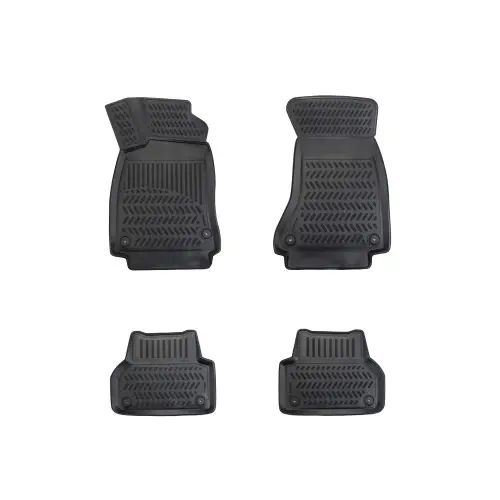 Set covorase cauciuc tip tavita pentru Audi A5 Sportback 2007-2016, negru Super ofertă