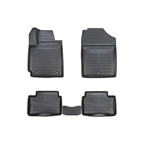 Set covoare cauciuc tip tavita pentru Kia Picanto 2024+ (4 piese), negre Ofertă