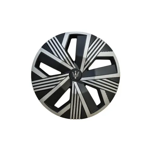 Set 4 capace roti Evo 15 inch negru-argintiu, ABS rezistent, pentru jante din otel Vezi acum