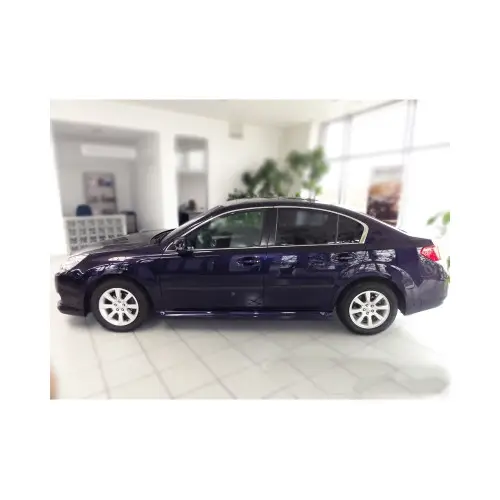 Transport gratuit Set 4 bandouri protecție uși Subaru Legacy V Sedan (2009–2014), PU, negru satinat