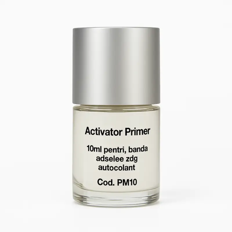 Activator primer 10 ml pentru banda adeziva si autocolant, aderenta rapida PM10 Ofertă limitată